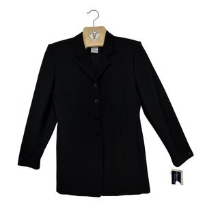 Rena Rowan Essentials Black Tailored Blazer Women's 6 NWT $149 MSRP